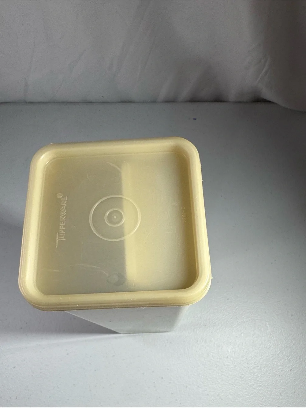 Vintage Tupperware Cracker or Velveeta cheese keeper Model #1696